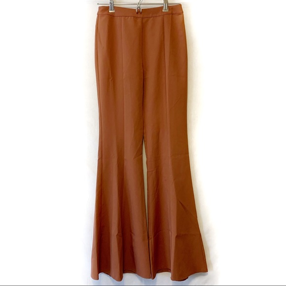 orange bell bottom pants